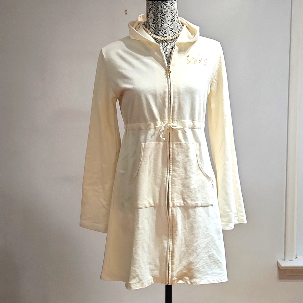 [L->M] XOXO long zippered hoodie - large but fits smaller